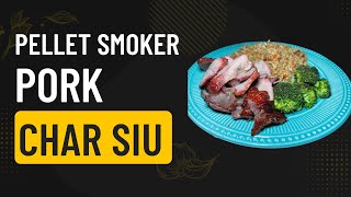 Pellet smoker  Pork char siu  Traeger Pro22  Ochoas Smokehouse [upl. by Imim]