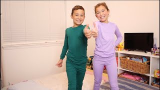 HAPIU Rayon Pajama Review  Bamboo Toddler amp Kids Pajamas Set Pjs Girls Boys [upl. by Gothar]