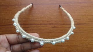 Crochet Baby🎀 Hair Bands The CUTEST DIY [upl. by Nediarb864]