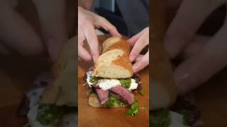 Steak Sandwich shortsfeed shorts sandwich viralreels [upl. by Eiryt52]