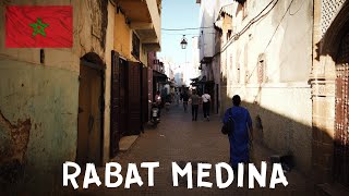 🇲🇦 Rabat Medina  Morocco Walking Tour 4K [upl. by Noek610]