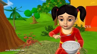 Little Miss Muffet  3D Animation English Nursery Rhyme for Children with lyrics [upl. by Akamaozu509]