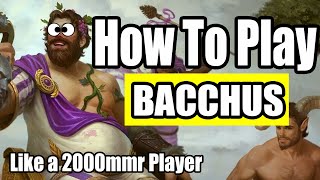 How to Play Bacchus Like a 2000mmr player [upl. by Walley]