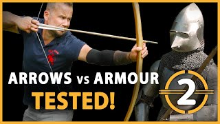 MEDIEVAL ARMOUR TESTED  Arrows vs Amour 2 [upl. by Leacock493]