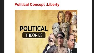 Political Concept Liberty SSBPGTTGTUGC NET PHD INTERVIEW [upl. by Epuladaug287]