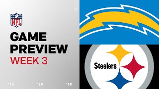 Los Angeles Chargers vs Pittsburgh Steelers  2024 Week 3 Game Preview [upl. by Vivica]