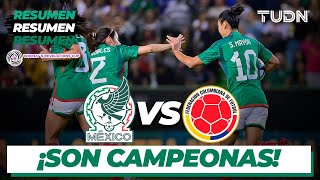 RESUMEN  México vs Colombia  Womens Revelations Cup 2023  TUDN [upl. by Enelrihs]