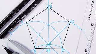 How to draw a Pentagon [upl. by Madora]