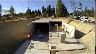 Installation of Precast Stormwater Panel Vault at New Elementary School [upl. by Meri]