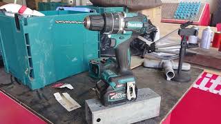 HP002G Makita​ 40V Drill​ Tesitng [upl. by Kiri378]