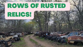 Exploring a HUGE ABANDONED Texas Salvage Yard Hundreds of 1940s  80s Cars amp Trucks Junkyard Tour [upl. by Orutra]