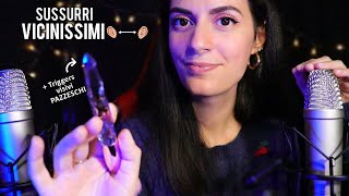 ASMR ita SUSSURRI VICINISSIMI DA ORECCHIO A ORECCHIO 👂🏻 [upl. by Laehpar]