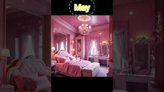 Choose your birthday months and special bedrooms for girls subscribe bedroom [upl. by Bonacci]