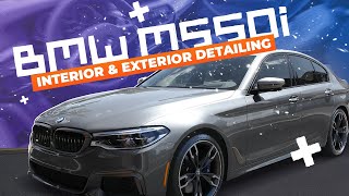 BMW M550i  Interior amp Exterior Detailing MY OWN CAR [upl. by Sontag38]