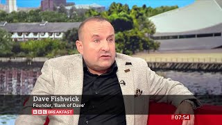 Dave Fishwick Chats About Bank Of Dave Movie Sequel On BBC Breakfast 21052024 [upl. by Elocaj]