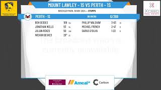 Mount Lawley  1s v Perth  1s [upl. by Annad]