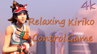 Relaxing Kiriko Control Game  4K  OW2 [upl. by Nednyl]