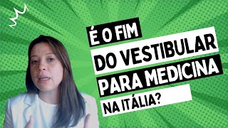 Fim do Vestibular para Medicina na Itália saiba aqui todos os detalhes [upl. by Natsirhc]