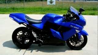 2006 Kawasaki ZX14 Ninja Candy Thunder Blue Overview and Review [upl. by Fasa75]