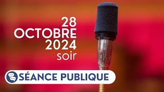 Séance publique du 28 octobre soir [upl. by Hite302]