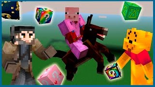 EL CERDO Y EL BURRO  LUCKY BLOCKS  Con Luh Y Gona  SARINHA [upl. by Xilef19]