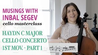 Haydn Masterclass Concerto in C Major I Moderato part one  Musings with Inbal Segev [upl. by Fritze]