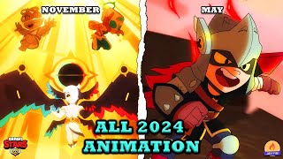 Brawl Stars  All 2024 Animation So Far [upl. by Ellehcin]