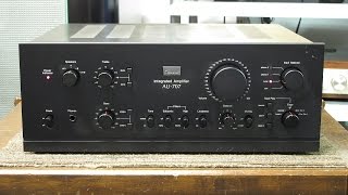 Review Amplificador SANSUI AU  Best Sansui Speakers Made in Japan [upl. by Ressan961]