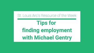 Tips for finding employment with Michael Gentry [upl. by Fayola]