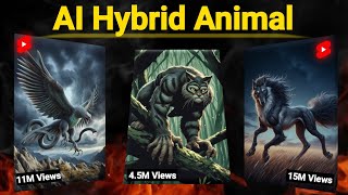 How to Create Viral Hybrid Animal Videos  New Method  AI Animals Fusion Part 2 [upl. by Oak]