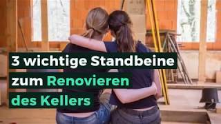 Kellerrnovierung  3 Wichtige Standbeine zum Renovieren des Kellers [upl. by Territus752]