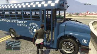 Gta 5 Prison Break Heist Bus gta5 shortvideo short gtaonline gta5heists gta5gameplay gta5mods [upl. by Eelame411]