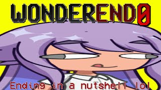 Wonderend 0 ending in a nutshell pa random gacha meme animation [upl. by Doi]