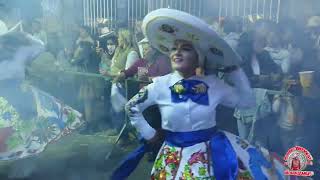 Comparsa Jaguares Bailando en la Festividad de la Virgen del Rosario 2022 Chimalhuacán Centro [upl. by Haneeja]