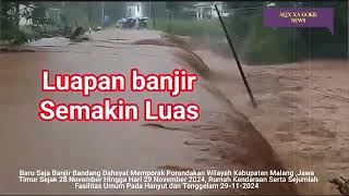 MALANG PORAKPORANDA BARUSAJA BANJIR DAHSYAT 5 METER MALANG JAWA TIMUR RUMAH MOBIL PADA HANYUT [upl. by Novak983]