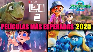 7 PELÍCULAS ANIMADAS MÁS ESPERADAS del 2025 [upl. by Nameerf757]