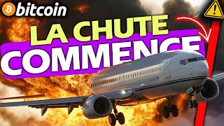 BITCOIN🔴 La CHUTE commence  😭🚨 [upl. by Bazar]