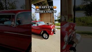 55 Chevy Gasser 🎃 Harvest Homecoming Festival 2024 chevy chevrolet carshow [upl. by Nosnhoj599]