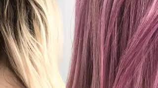 PASTEL PINK HAIR COLOR TRANSFORMATION  ROSE GOLD BALAYAGE [upl. by Yboj]