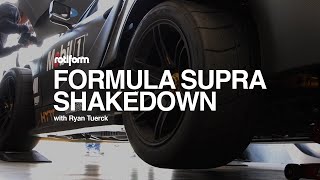 Ryan Tuercks 10Cylinder Formula Supra Shakedown  Rotiform NGO Forged Monoblock  4K [upl. by Medwin]