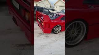 FERRARI F40 Replica V8 Twinturbo SOUNDS great [upl. by Erodaeht]