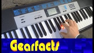 Casio LK136 Key lighting keyboard with awesome Dance Music feature [upl. by Aisatnaf]