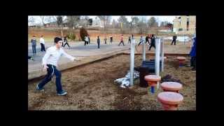 Elisha Klatzko Demonstrates Yeshiva Parkour [upl. by Aicirtel]