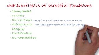 Characteristics of stressful situations [upl. by Jaco282]