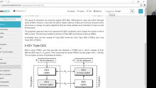 Triple DES Network security and Cryptography Dipti Prasad MCA sem 4 MCR RU [upl. by Azar]