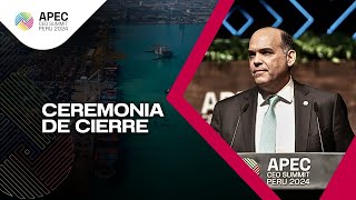 🔴 Ceremonia de cierre del APEC CEO Summit 2024  EN VIVO  Gestión [upl. by Neyuq]