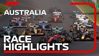 Race Highlights  2022 Australian Grand Prix [upl. by Refynnej659]