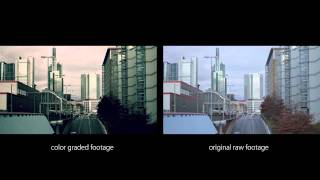 Color correction Nikon D5100 DSLR Film Look  Grading [upl. by Itnava802]