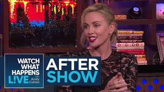 After Show Charlize Theron And Ron Livingston’s Sweet Compliments  WWHL [upl. by Oinotla]