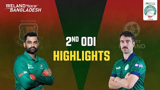 Highlights  Bangladesh Vs Ireland 2nd ODI [upl. by Eisteb]